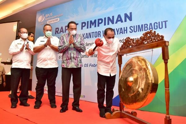 Rapim BPJS Ketenagakerjaan Sumbagut Gubernur Edy Rahmayadi  Apresiasi Upaya Peningkatan Jumlah Peserta